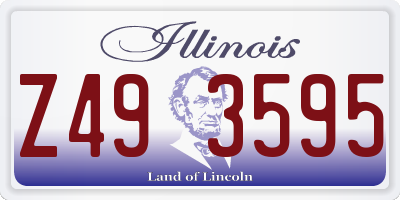 IL license plate Z493595