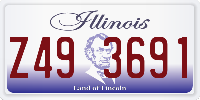 IL license plate Z493691