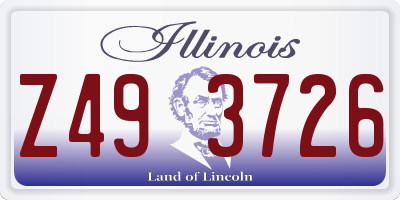 IL license plate Z493726