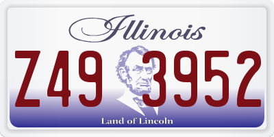 IL license plate Z493952
