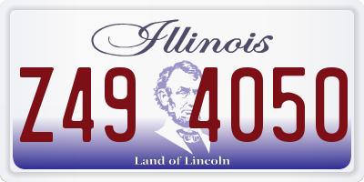 IL license plate Z494050