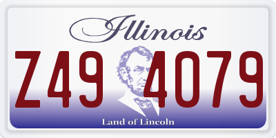 IL license plate Z494079