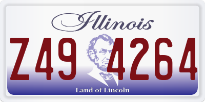 IL license plate Z494264