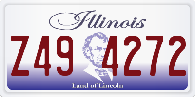IL license plate Z494272