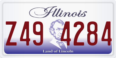 IL license plate Z494284