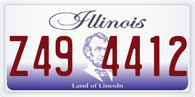 IL license plate Z494412