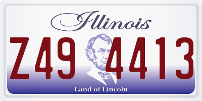 IL license plate Z494413