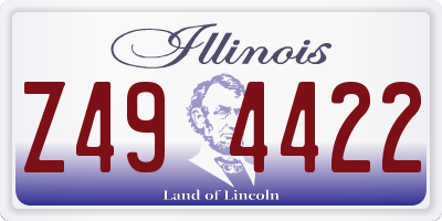 IL license plate Z494422