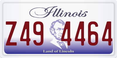 IL license plate Z494464