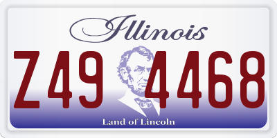 IL license plate Z494468