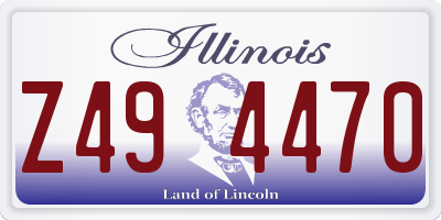 IL license plate Z494470