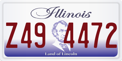 IL license plate Z494472