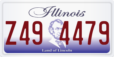 IL license plate Z494479