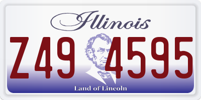 IL license plate Z494595