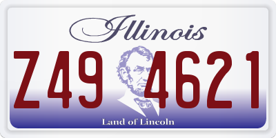 IL license plate Z494621