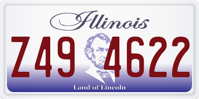 IL license plate Z494622
