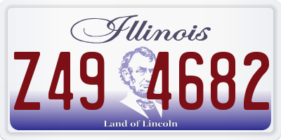 IL license plate Z494682