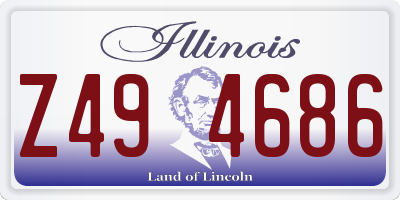 IL license plate Z494686