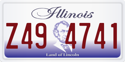IL license plate Z494741
