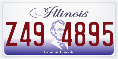 IL license plate Z494895