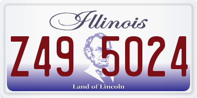 IL license plate Z495024