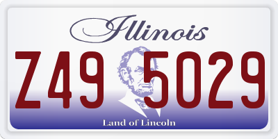 IL license plate Z495029