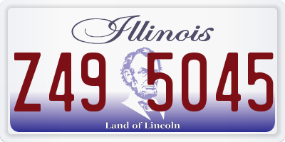 IL license plate Z495045