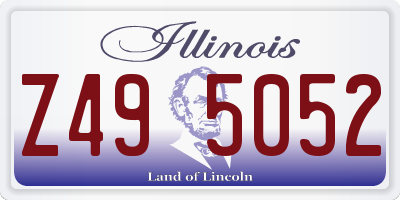 IL license plate Z495052