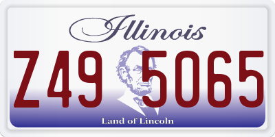 IL license plate Z495065
