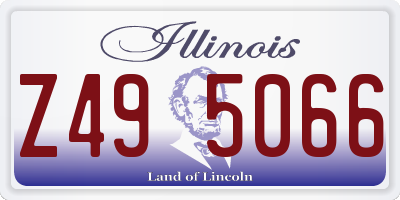 IL license plate Z495066