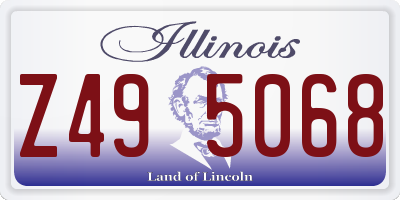 IL license plate Z495068