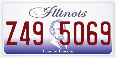 IL license plate Z495069