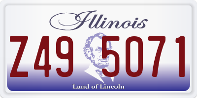 IL license plate Z495071