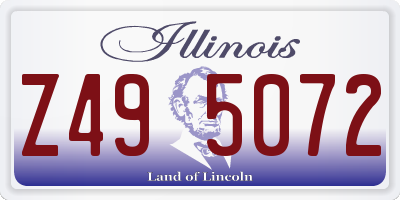 IL license plate Z495072