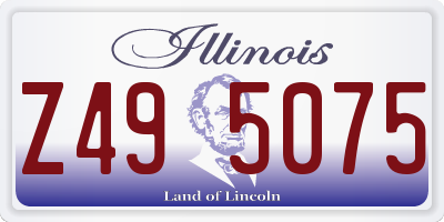 IL license plate Z495075