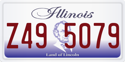 IL license plate Z495079