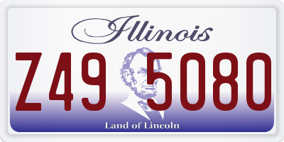 IL license plate Z495080