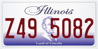 IL license plate Z495082