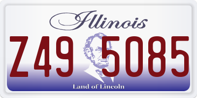 IL license plate Z495085