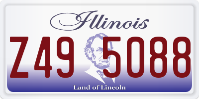 IL license plate Z495088