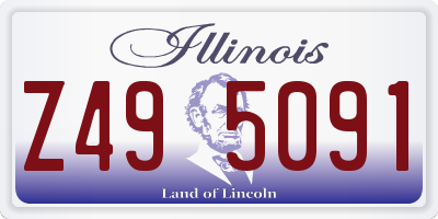 IL license plate Z495091