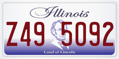 IL license plate Z495092