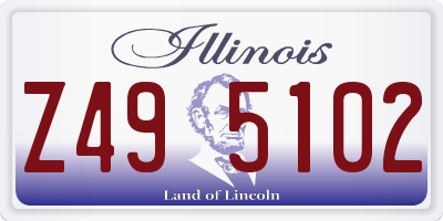 IL license plate Z495102