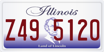 IL license plate Z495120