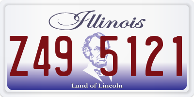 IL license plate Z495121