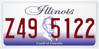 IL license plate Z495122