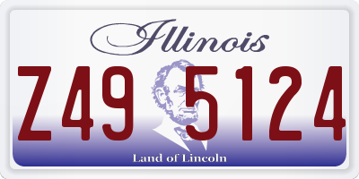 IL license plate Z495124