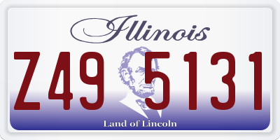 IL license plate Z495131