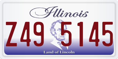 IL license plate Z495145