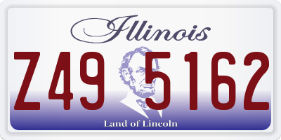IL license plate Z495162